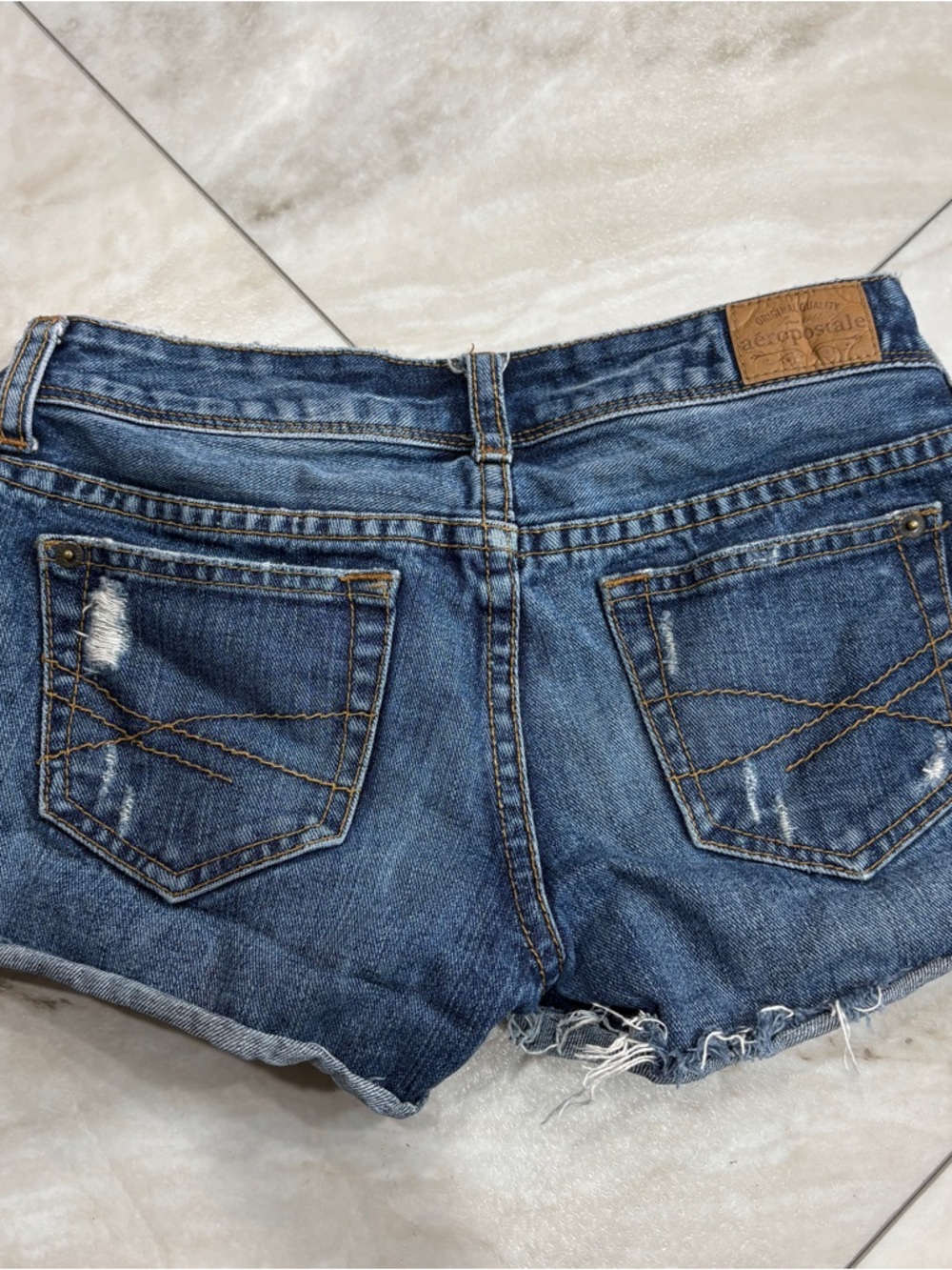 Aeropostale Blue Denim Jeans with Branded Button